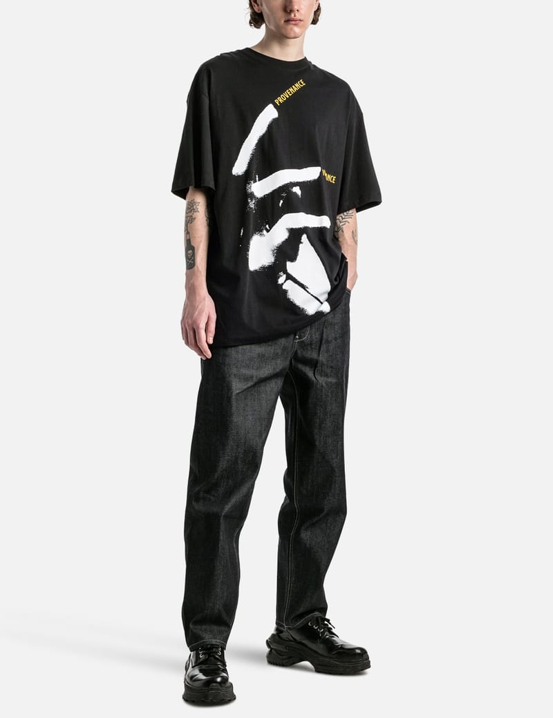 Raf Simons - OVERZISED T-SHIRT WITH NAILS PRINT FRONT AND BACK