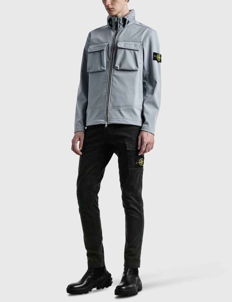 Stone Island - Soft-Shell Light Jacket | HBX - Globally