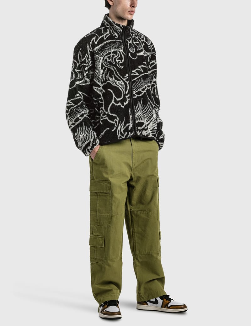 Stüssy - Dragon Sherpa Jacket | HBX - Globally Curated Fashion and