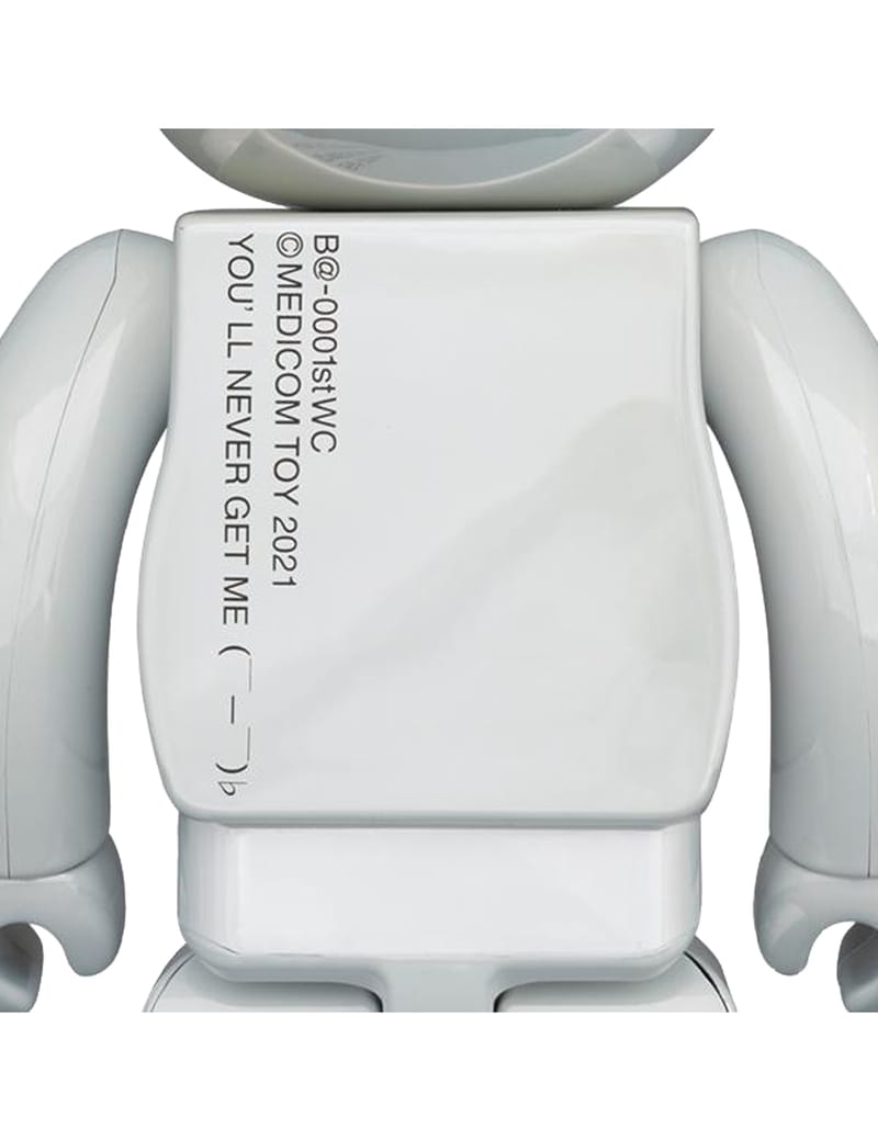 Medicom Toy - Be@rbrick 1st Model White Chrome 400% | HBX