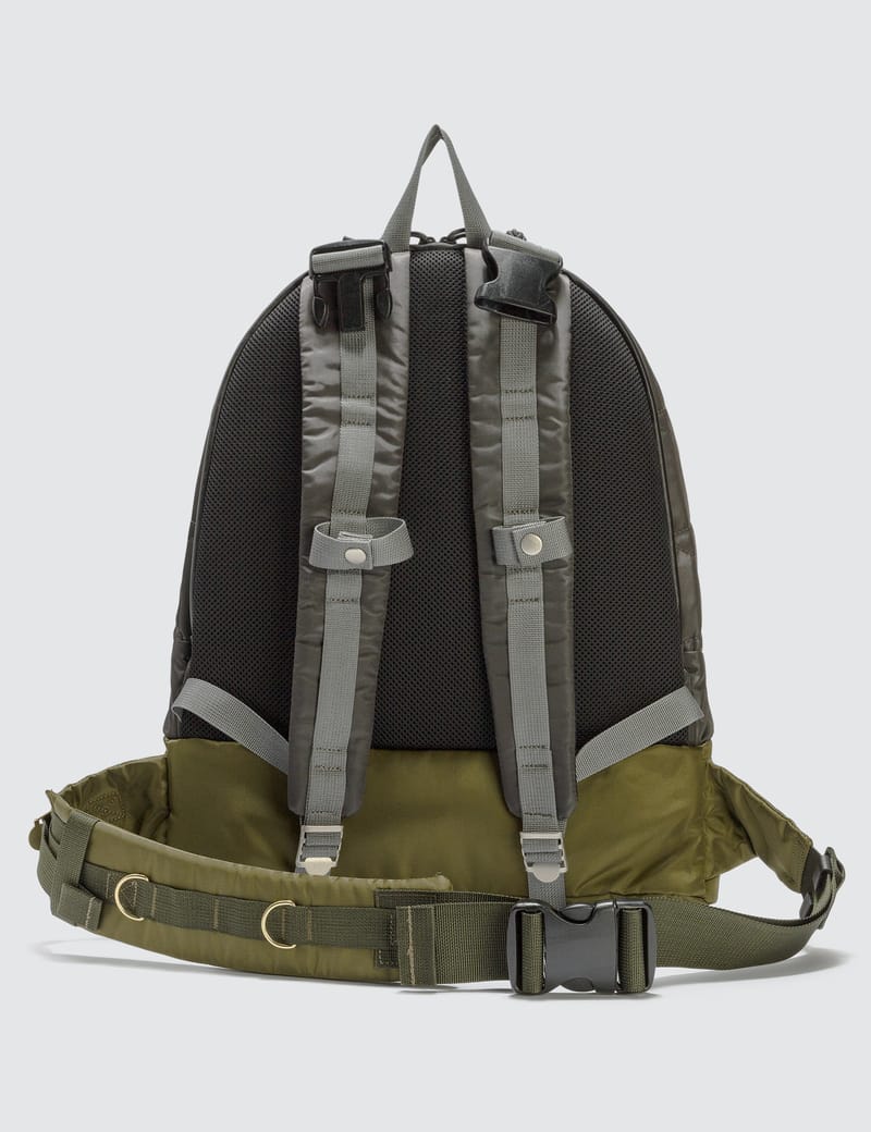 Sacai - Sacai x Porter Color Combo Nylon Rucksack | HBX - Globally