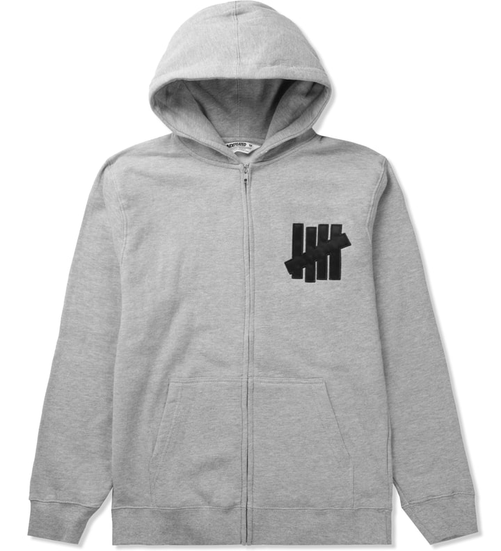 Undefeated shop grey hoodie