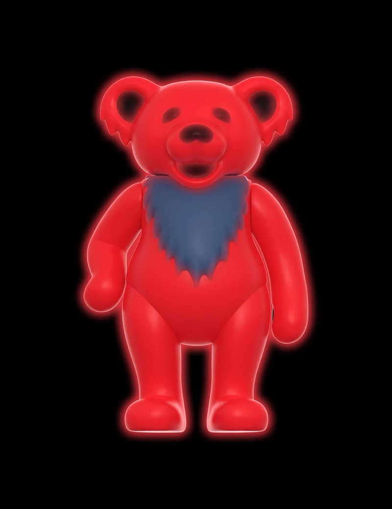 Super 7 - Grateful Dead ReAction Figure - Dancing Bear Glow | HBX