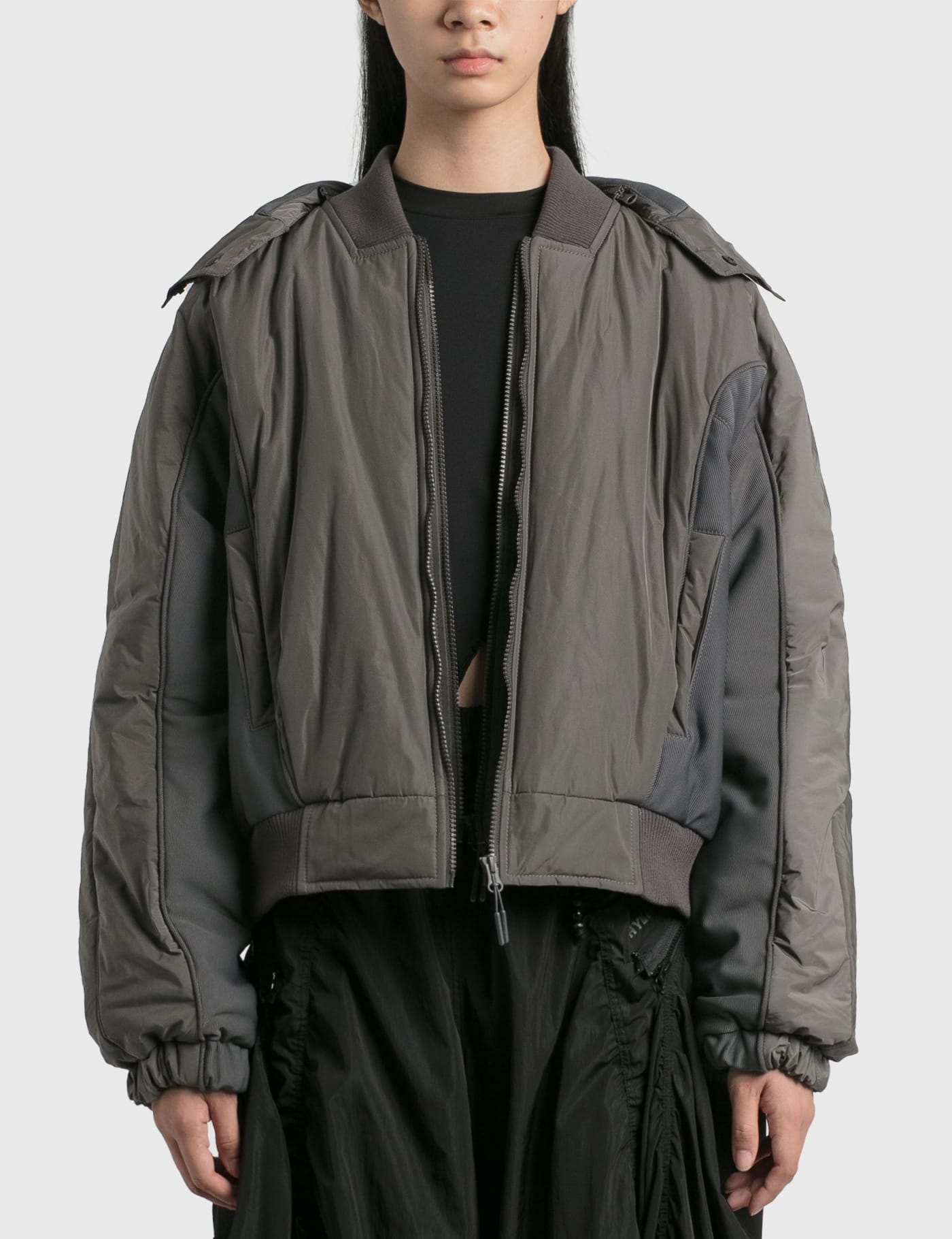 Hyein Seo - Hooded Bomber | HBX - Globally Curated Fashion and 