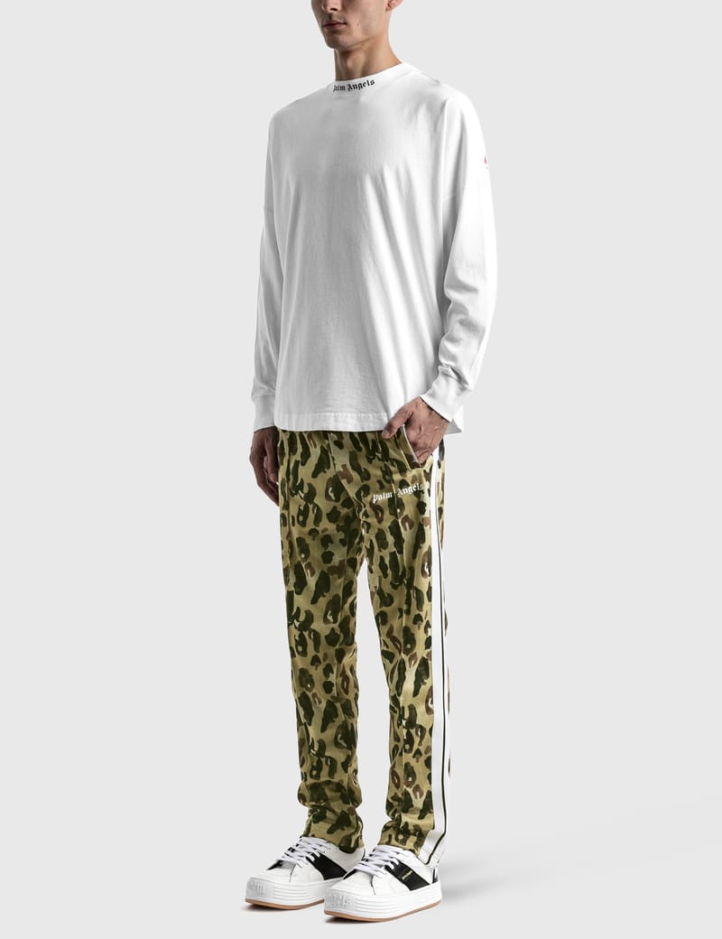 Palm Angels - Doubled Logo Over Long Sleeve T-shirt | HBX
