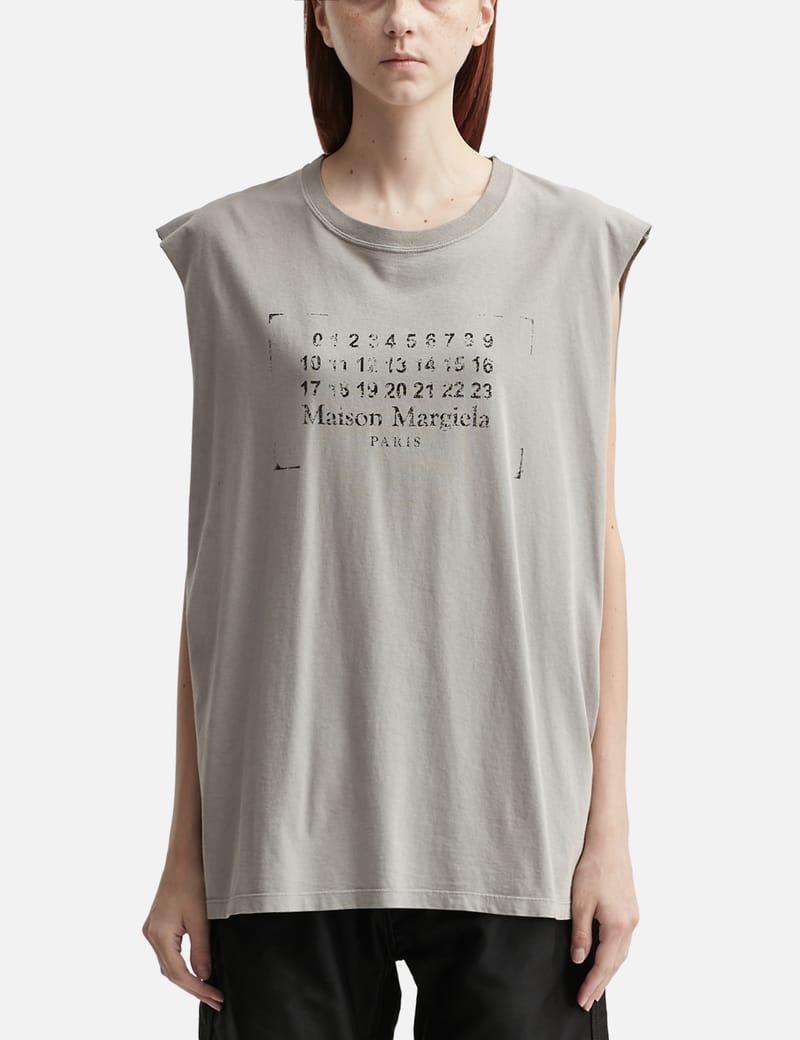 トップス HERMES by Margiela sleeveless shirt Hermes × Maison Margiela Hermes By Margiela Silk Sleeveless