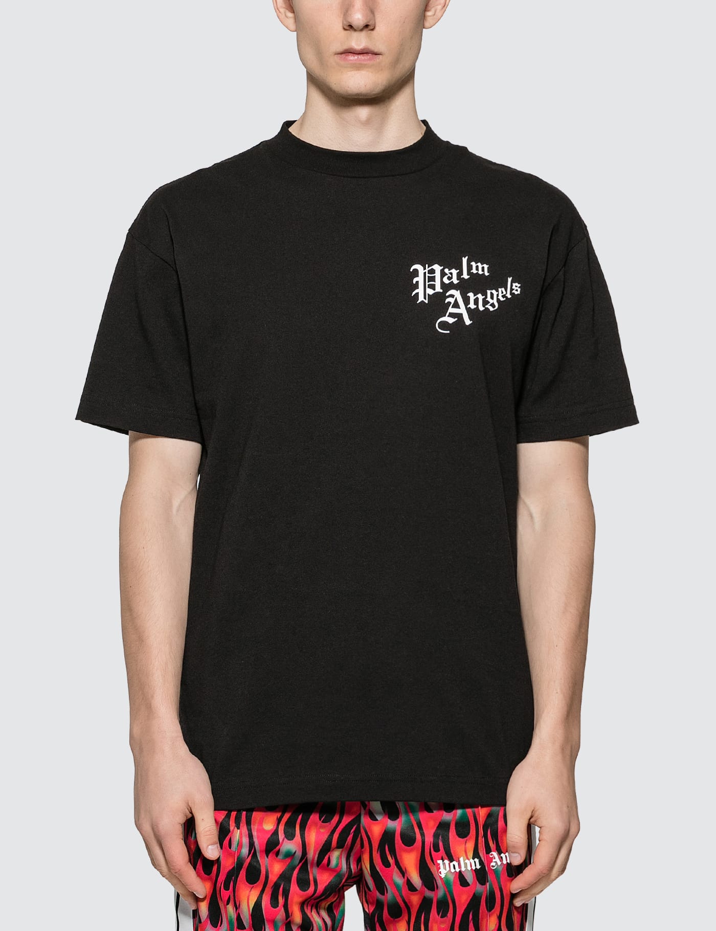 Palm Angels - Back Sacred Heart T-Shirt | HBX - Globally Curated 
