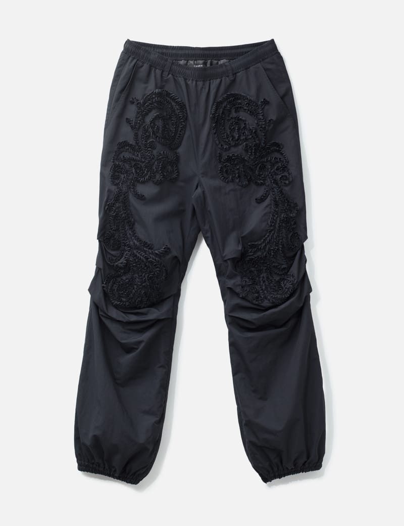 TAAKK Gradation Pile Easy Pants - ベルベット調ポリエステルの