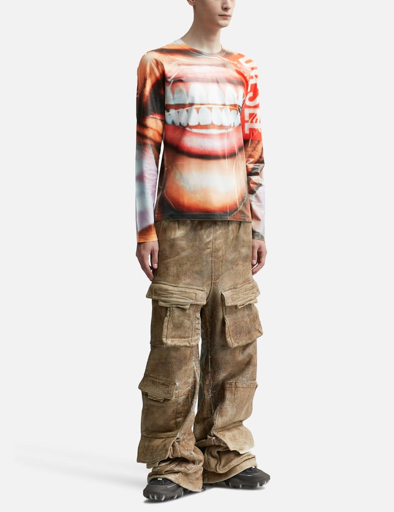 Diesel - Long Sleeve Face T-shirt | HBX - Globally Curated
