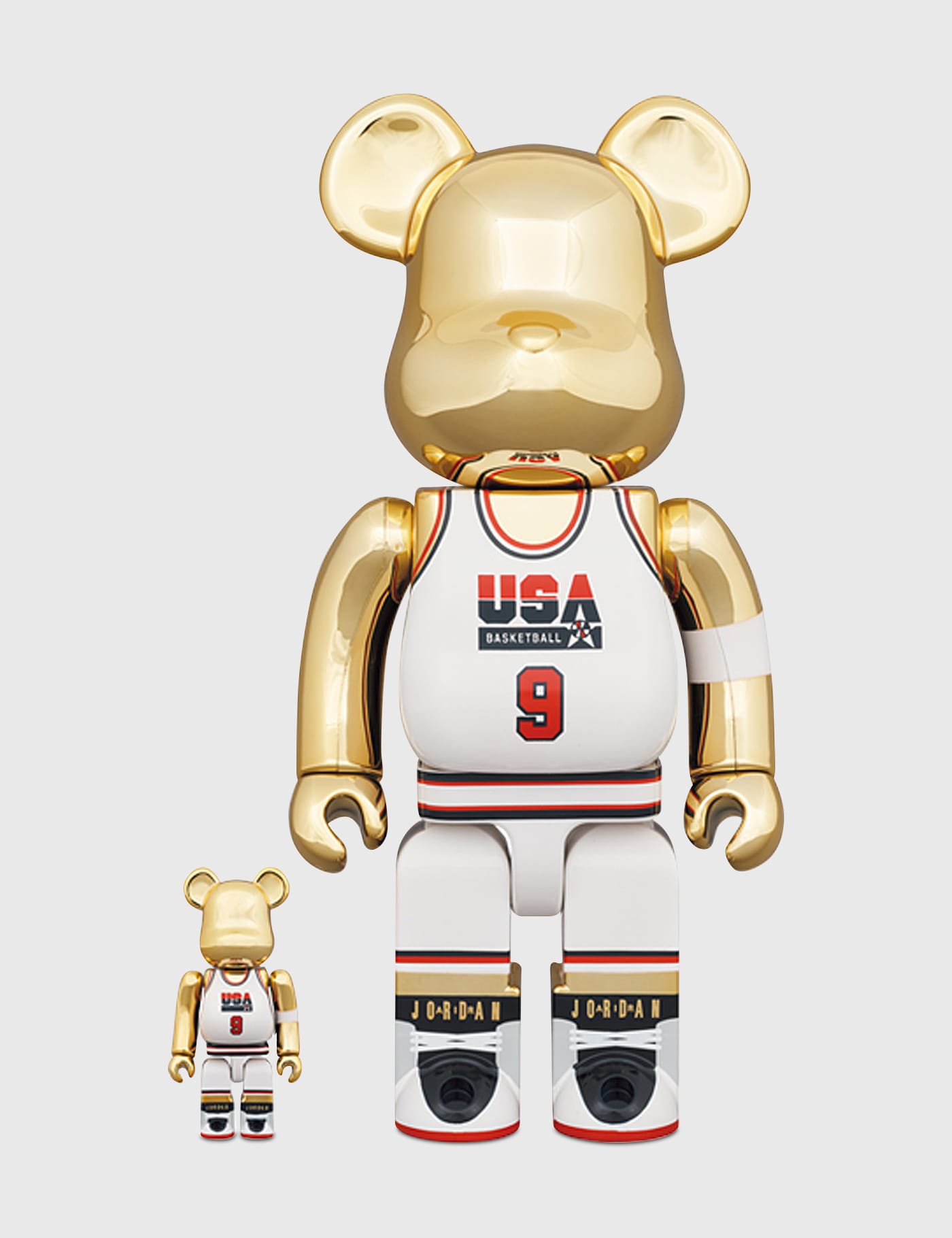 Medicom Toy - Be@rbrick Michael Jordan 1992 Team USA 100% & 400 