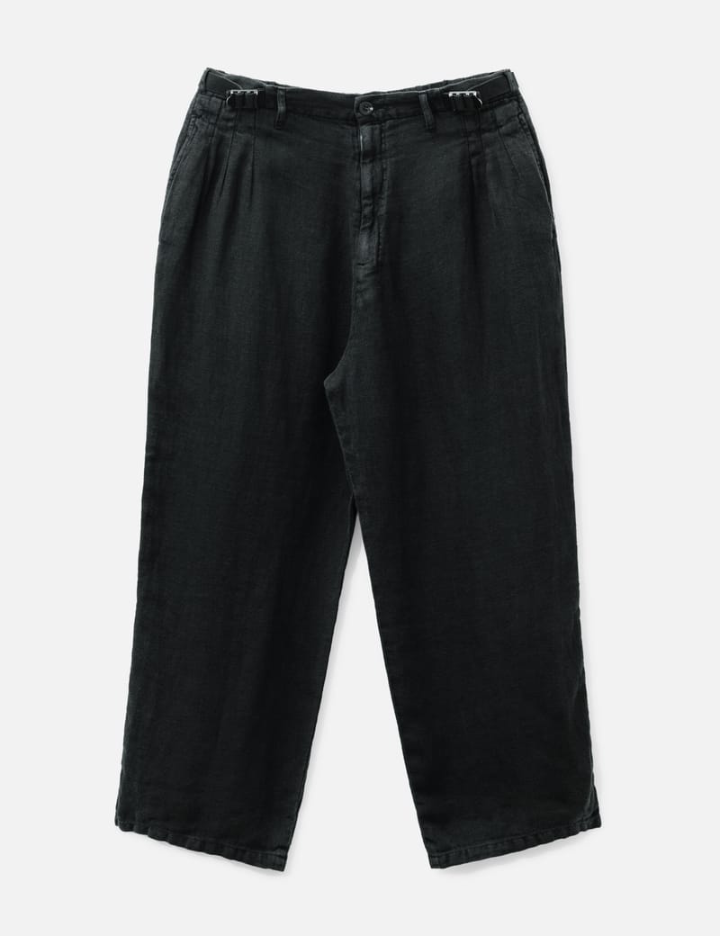 ANCELLM Chino Wide Slacks - Wide-fit Japanese chinos with a faded