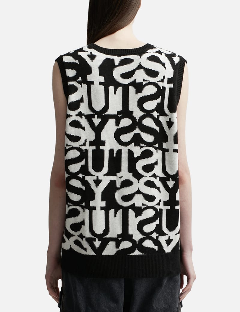 Stüssy - Stacked Sweater Vest | HBX - Globally Curated Fashion and