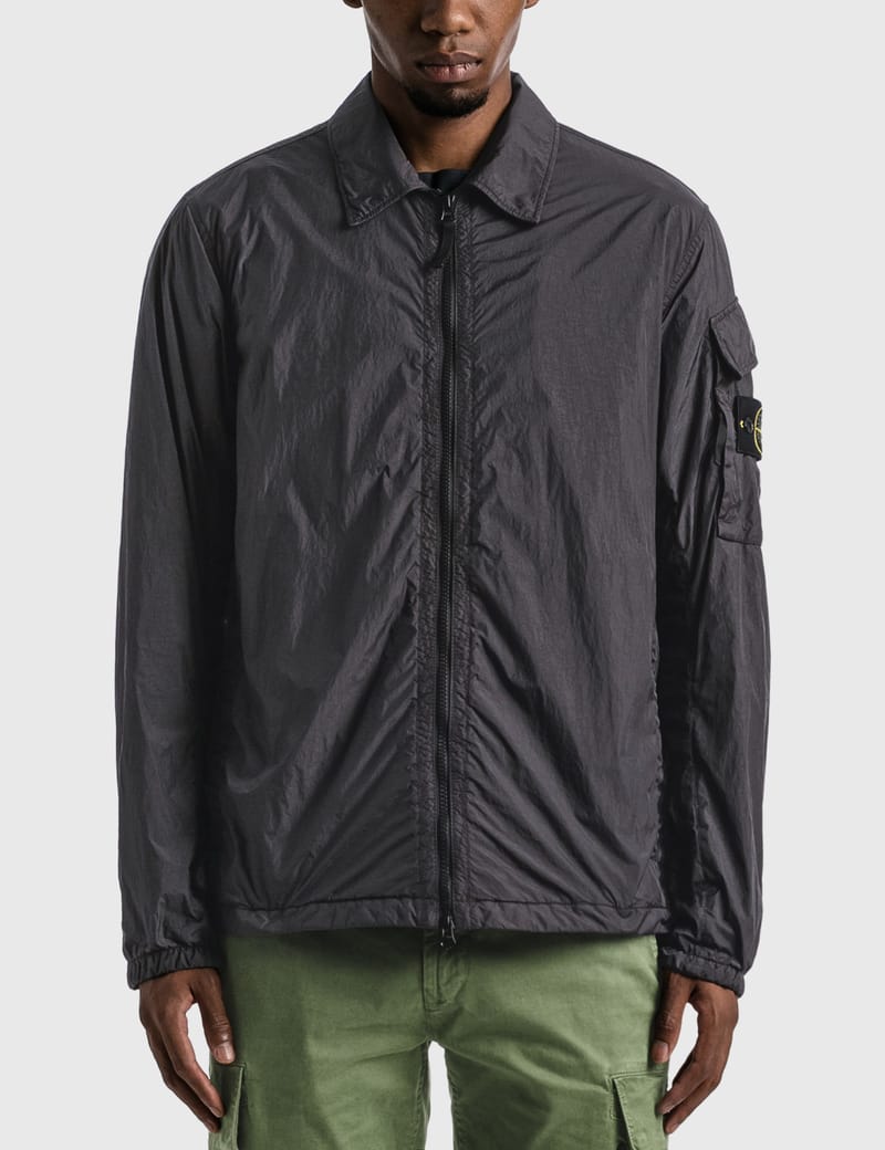 ストーンアイランド　オーバーシャツ　M STONE ISLAND - 【ラスト1点】 43310 SUPIMA COTTON / オーバー