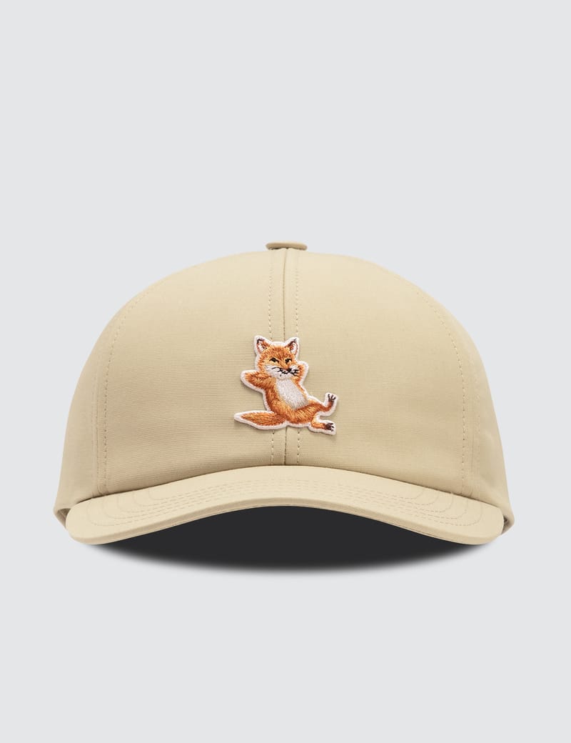 Maison Kitsuné - 6p Chillax Fox Patch Cap | HBX - Globally Curated