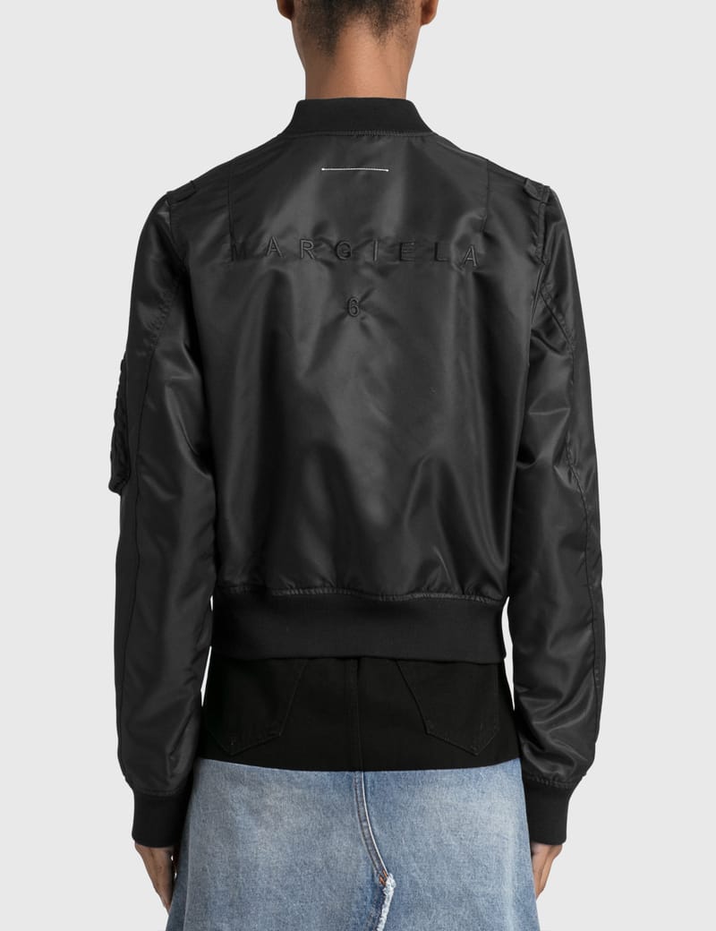 MM6 Maison Margiela - Nylon Bomber Jacket | HBX - Globally Curated