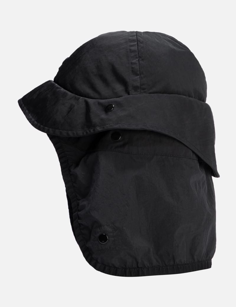 NYLON B NECK FLAP BUCKET HAT