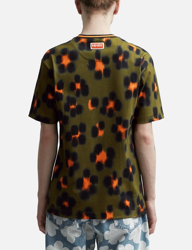近年モデル KENZO ケンゾー HANA レオパード Tシャツ アニマル 豹柄 近年モデル KENZO ケンゾー HANA レオパード Tシャツ アニマル 豹柄