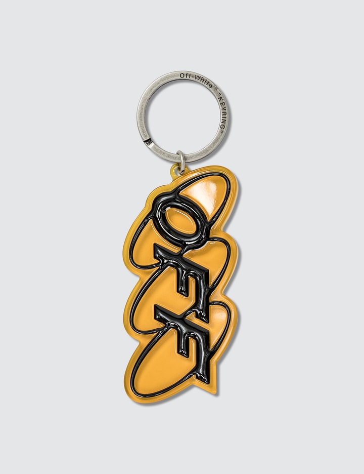 Off-White™ - Circle Off Key Chain | HBX - HYPEBEAST 為您搜羅全球潮流時尚品牌