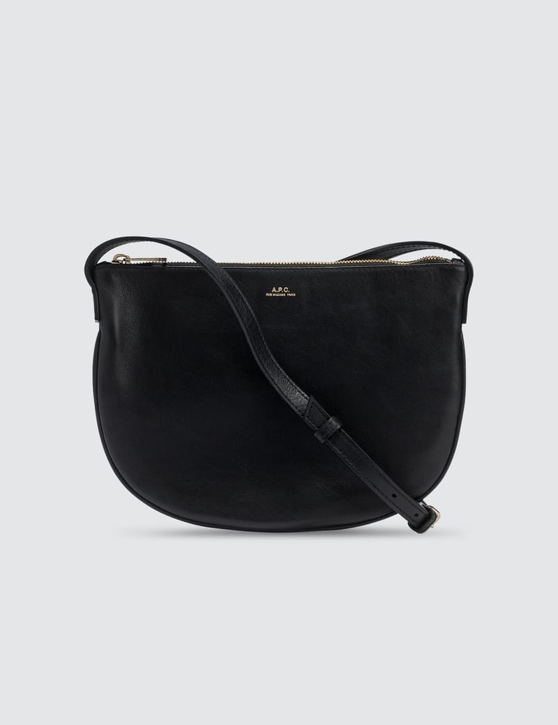 A.P.C. sac maelys ショルダーバッグ ブラック A.P.C. - Maelys Leather Crossbody Bag | HBX
