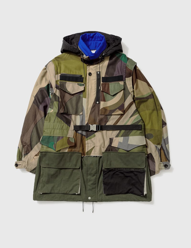 Sacai - KAWS Print Blouson | HBX - Globally Curated Fashion and