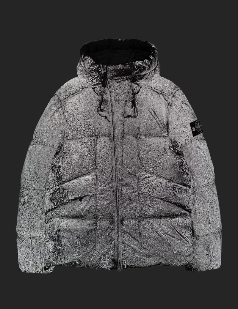 ストーンアイランド - Hand Sprayed Reflective Puffer Jacket | HBX