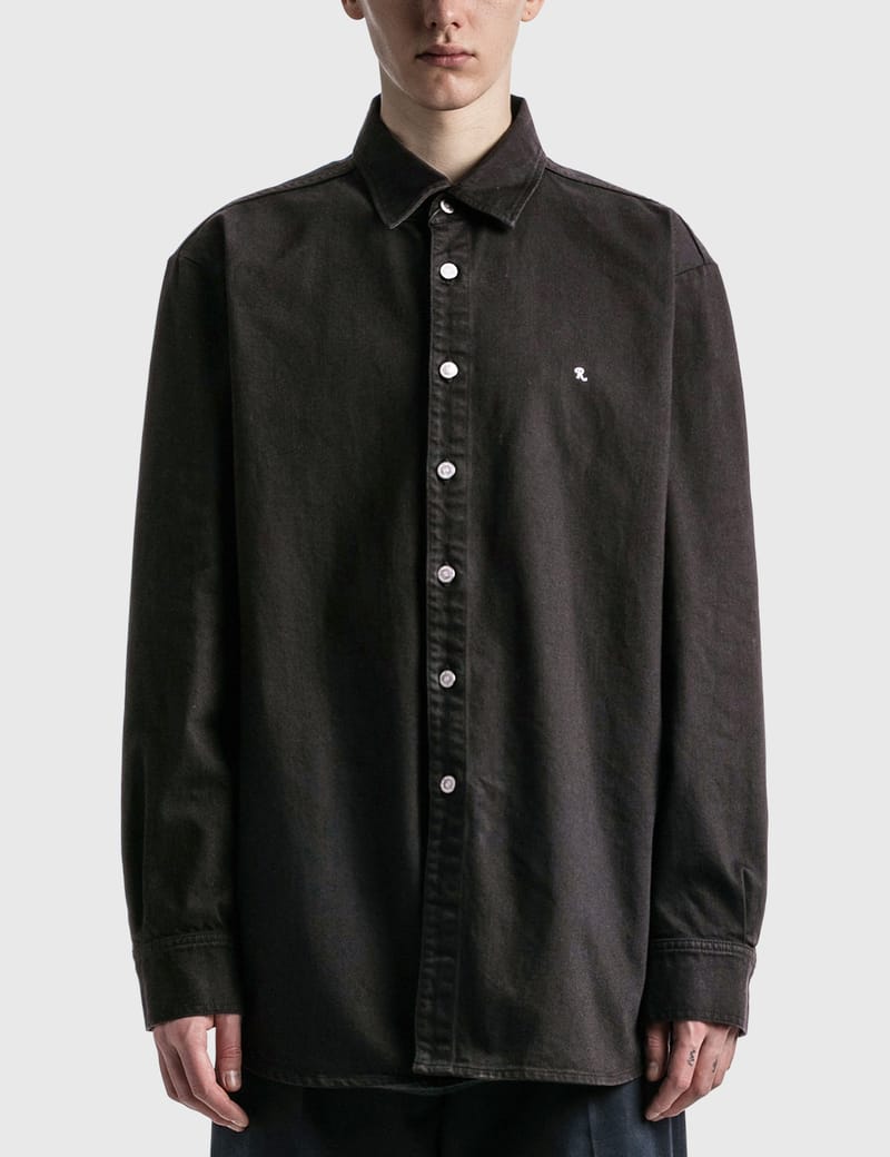 Raf Simons - Straight Fit Denim Shirt | HBX