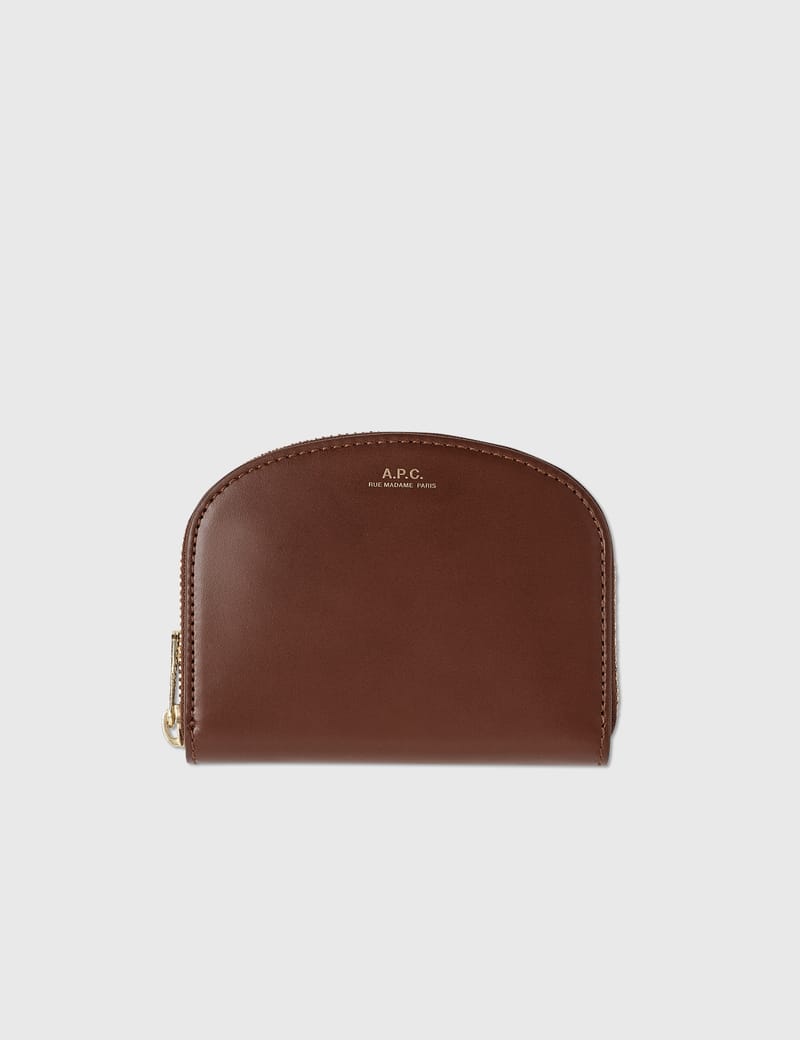 A.P.C. - Half Moon Zip Wallet | HBX - Globally Curated