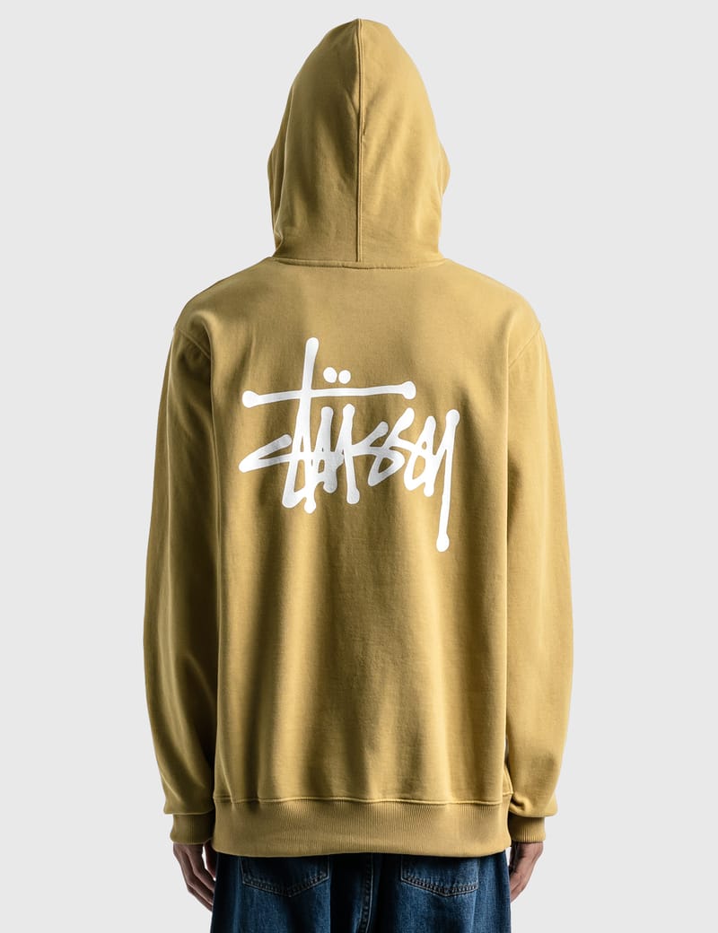 Stussy khaki online hoodie