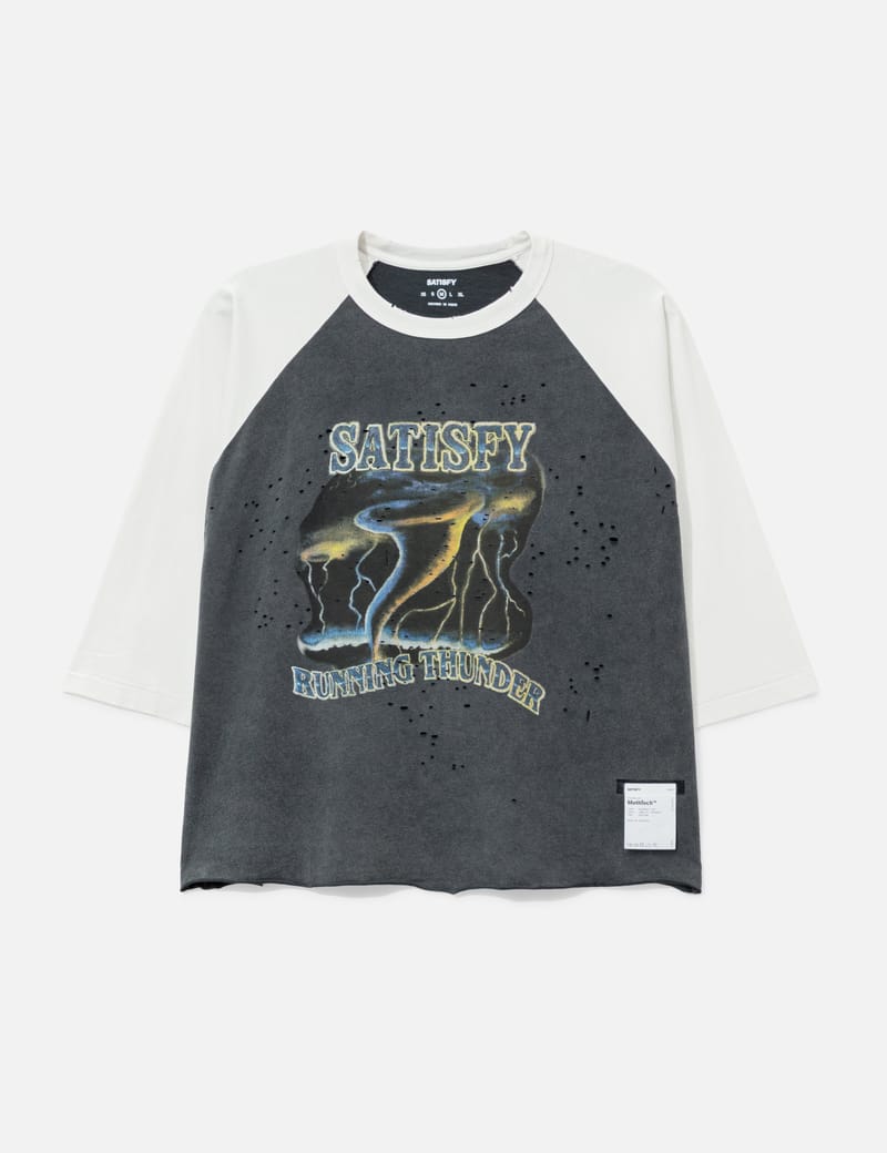 SATISFY MothTech™ Baseball T-Shirt - Organic cotton running top