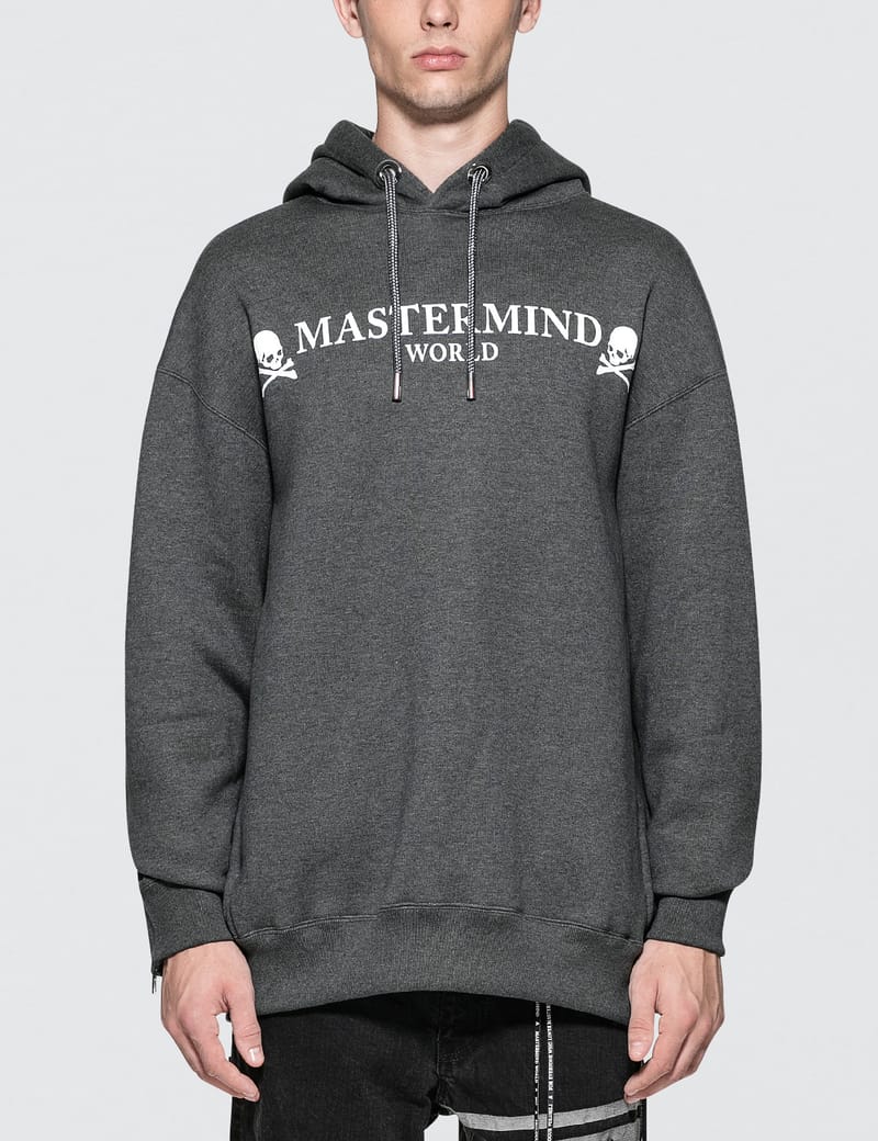 Mastermind World - Oversized Grosgrain Skulls Hoodie | HBX