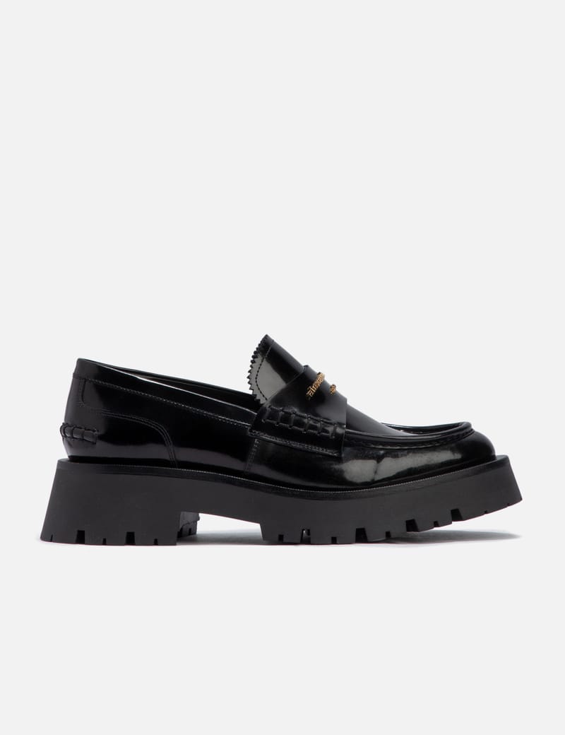 Alexander Wang - Carter Logo Leather Loafer | HBX - Globally