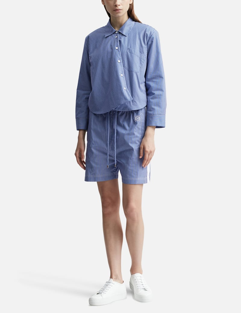 LOEWE◆ストライププラストロンシャツ/長袖シャツ/XS/コットン/BLU/ストライプ shirt-1-1-77f05.jpg?fit=max&w=