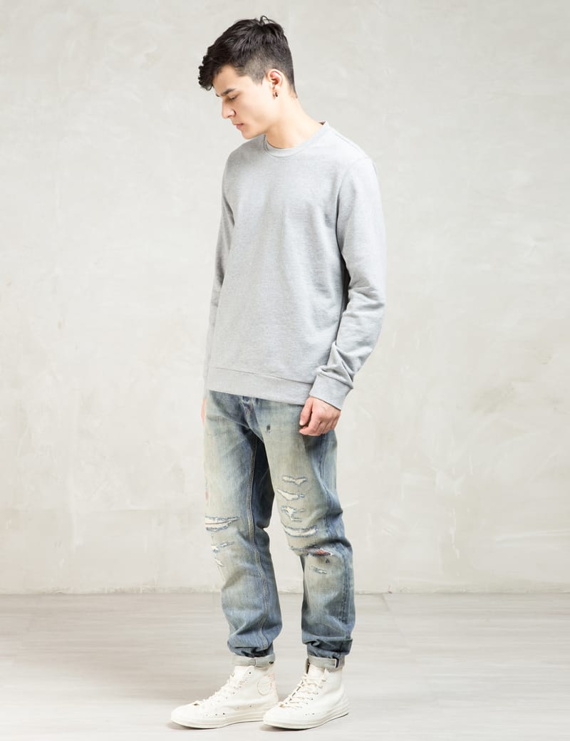 パンツ RED EAR / selvedge denim pants Paul Smith Red Ear - Indigo Red Ear Tapered-Fit 'tear And Repair