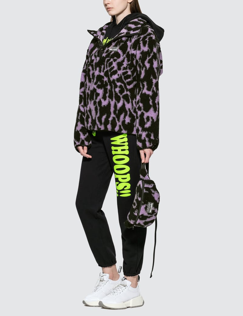 Ashley Williams - Juju Animal Print Fleece Pullover Jacket | HBX