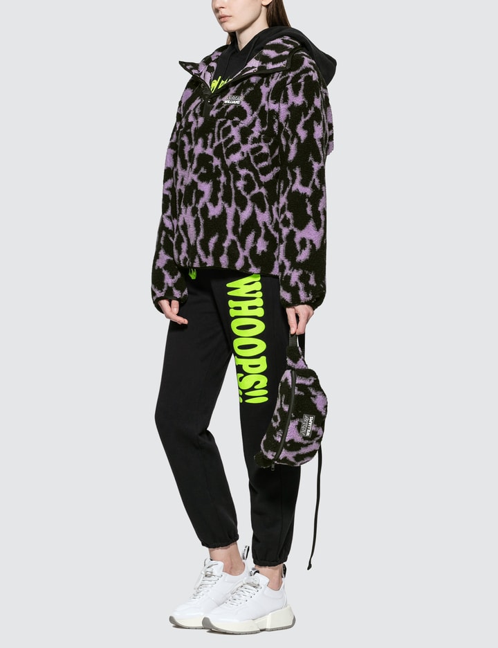 Ashley Williams Juju Animal Print Fleece Pullover Jacket HBX