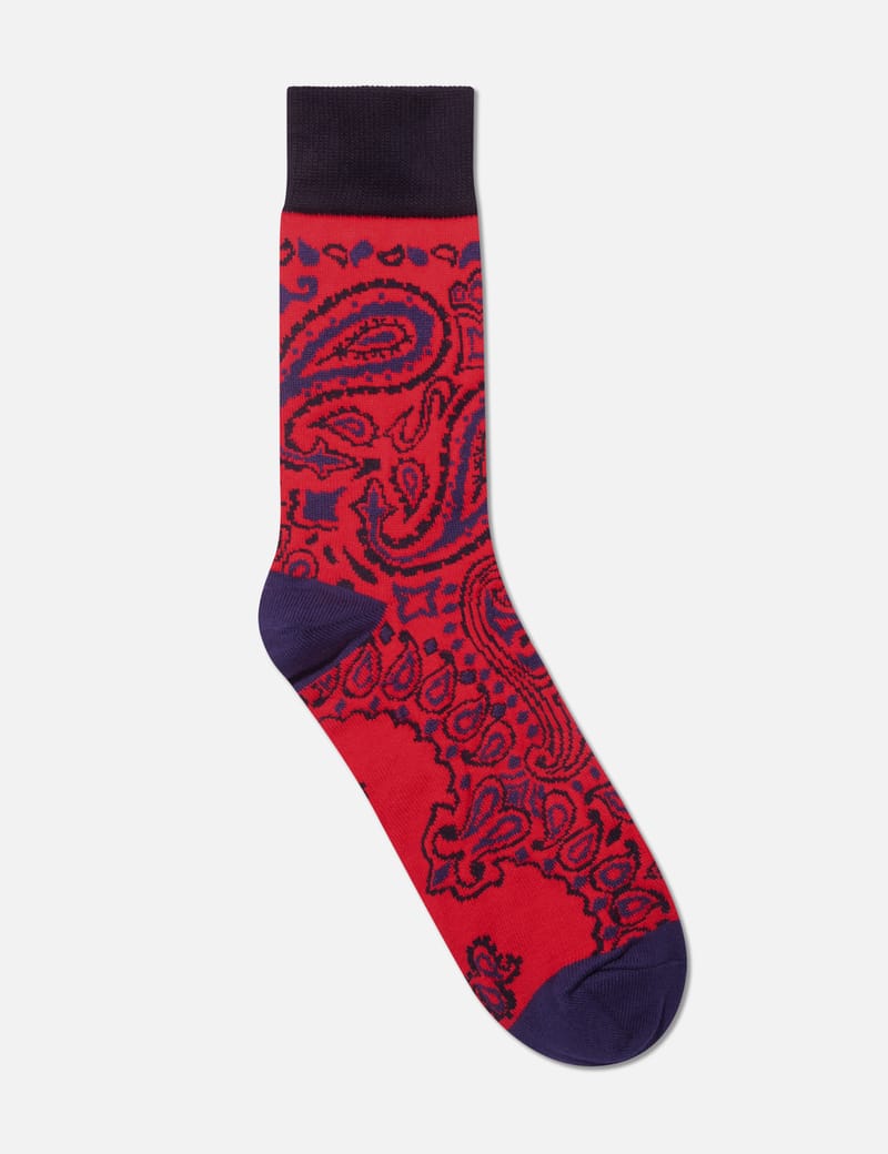 Sacai - Bandana Socks | HBX