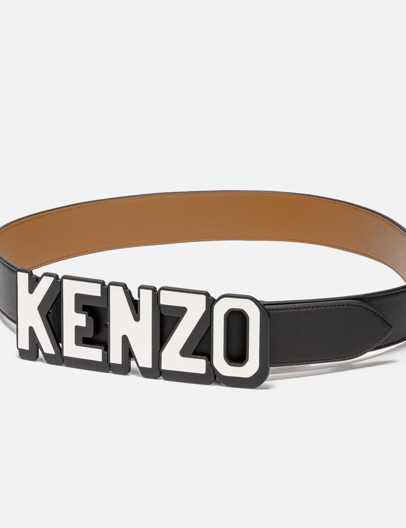 Kenzo - KENZO Paris ワイド リバーシブル レザーベルト | HBX