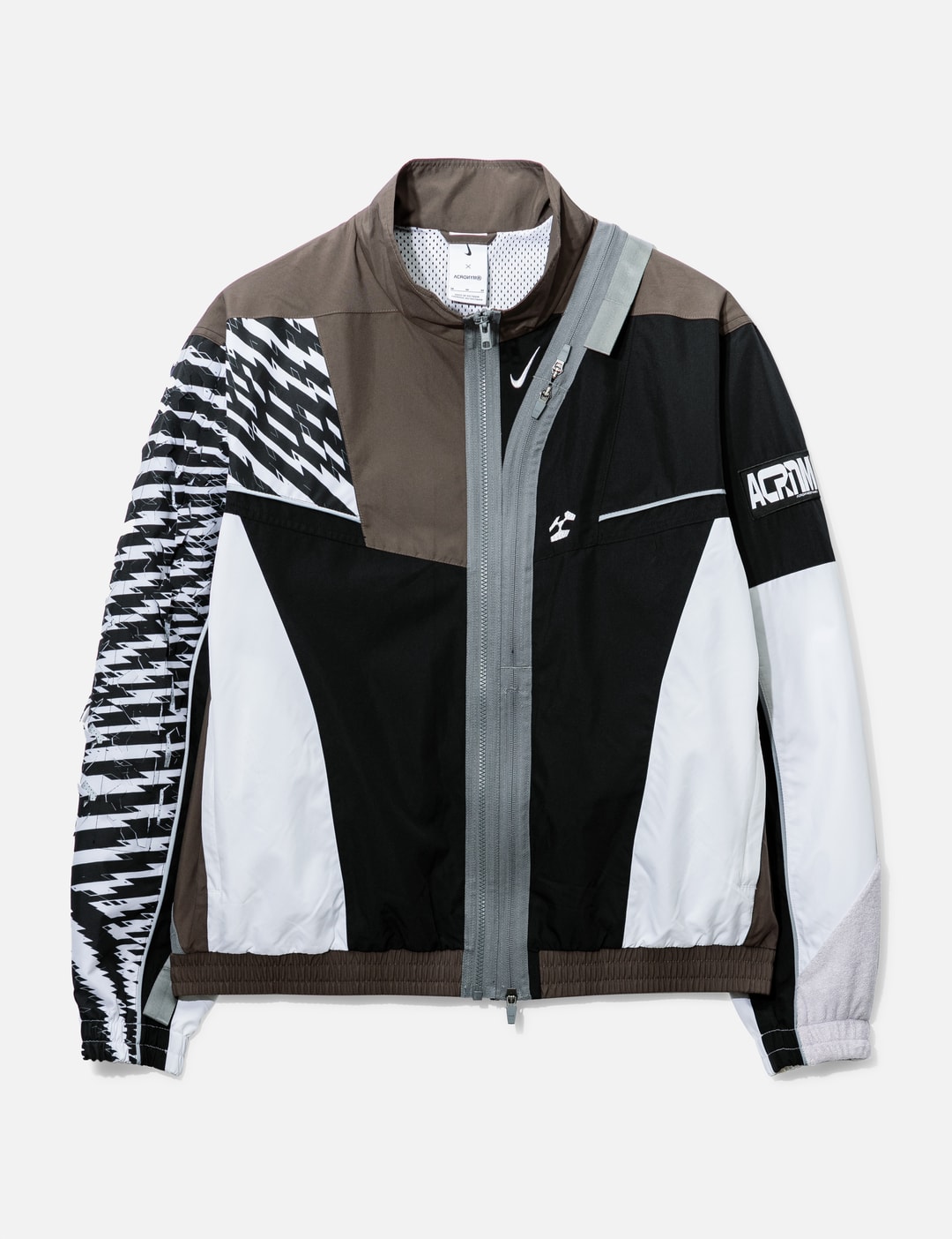 Nike - NIKE X ACRONYM ZIPPED JACKET WITH RIPPED SLEEVES | HBX ...