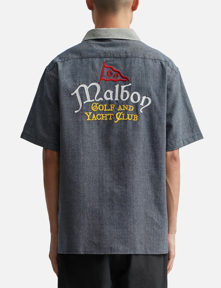 Malbon Golf Birds Of Georgia - Blue Jay Wind Shirt main image 0