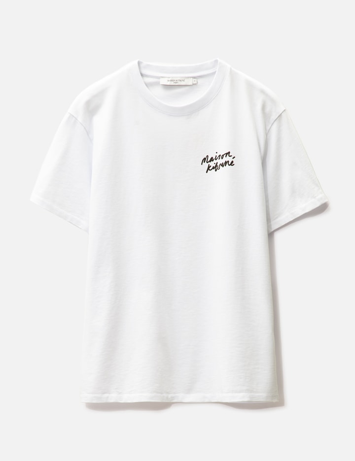 Maison Kitsuné - Mini Handwriting Classic T-shirt | HBX - Globally ...