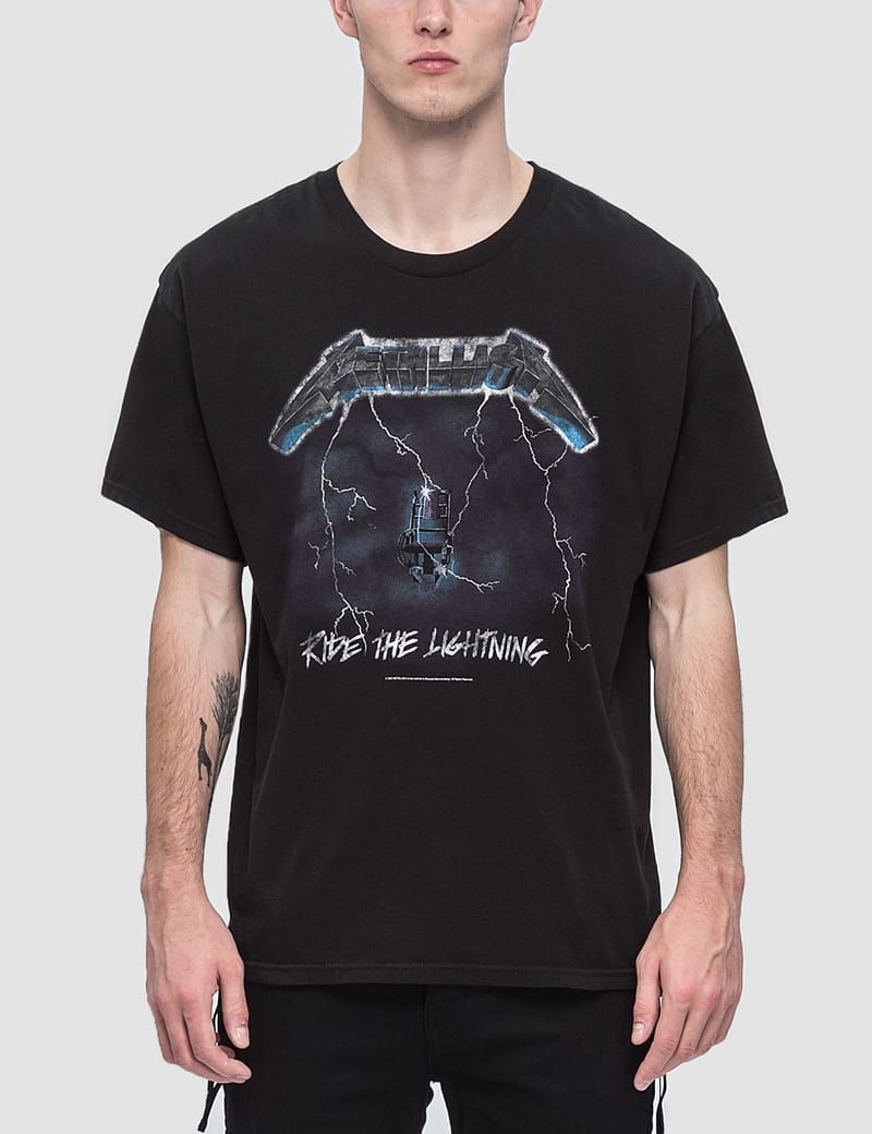 Tour Merch - Metallica Ride The Lightning T-shirt | HBX - Globally