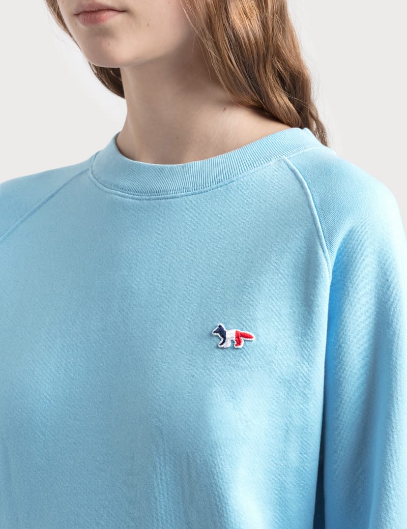 Maison Kitsuné - Tricolor Fox Patch Sweatshirt | HBX