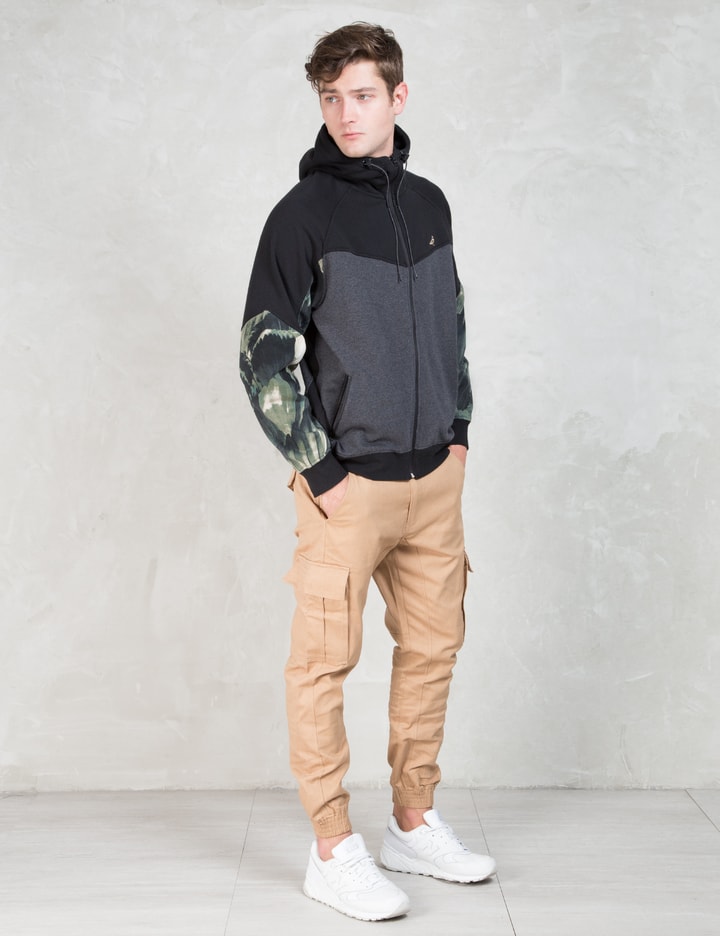 Staple Black Feather Camo Zip Hoodie HBX Globally Curated Fashion