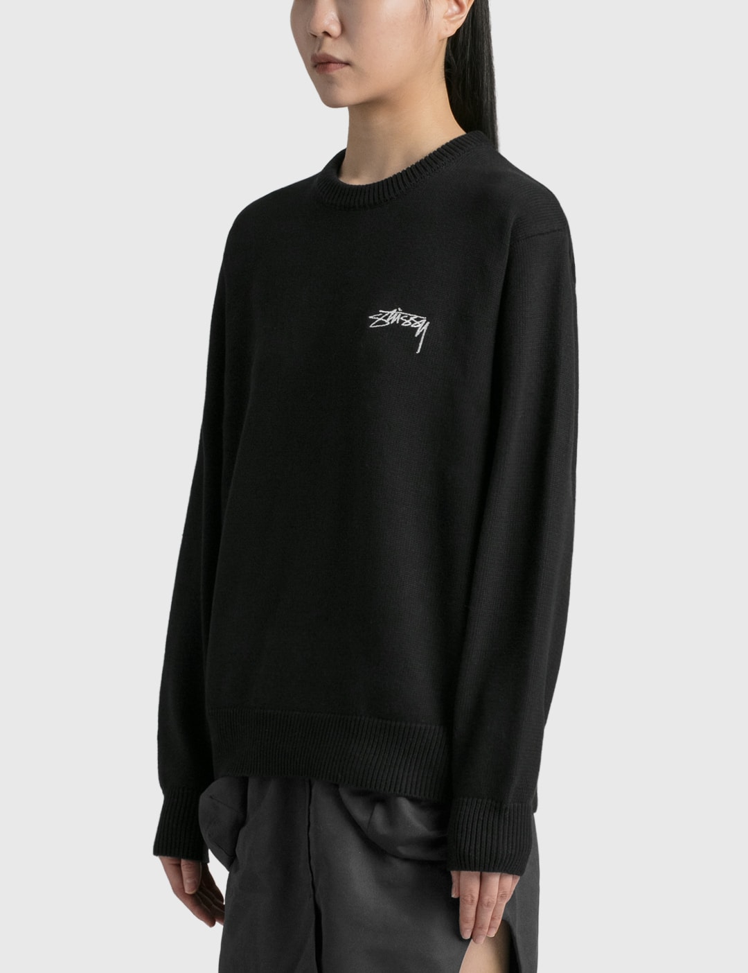 Stüssy - CARE LABEL SWEATER | HBX - Globally Curated Fashion and ...