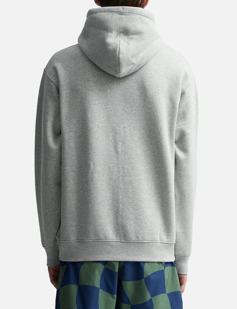 【DIME】Classic Duo Hoodie / Heather Gray Dime Men's Classic Duo Logo Hoodie in Heather Grey Dime