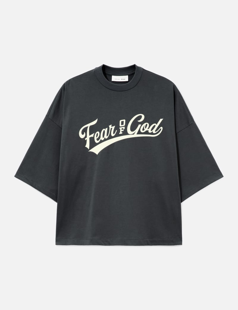 Fear of God Essentials NBA 90'S T-Shirt - Black cotton crewneck
