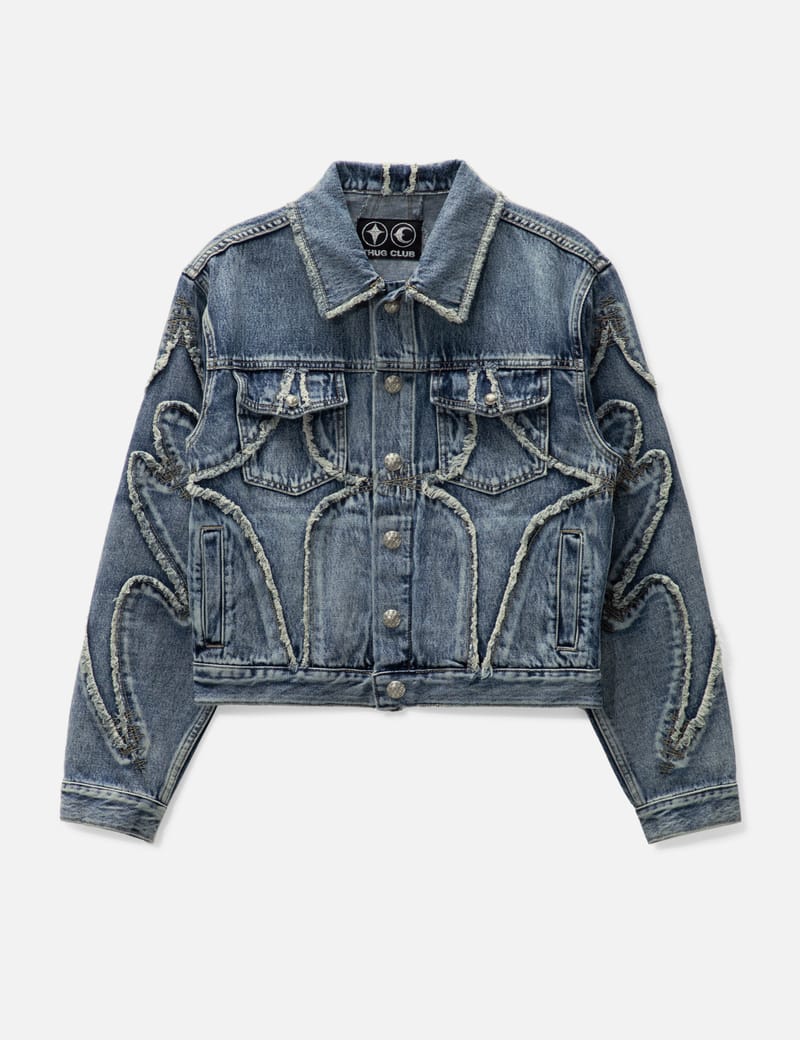 THUG CLUB - Denim Tribal Jacket | HBX - Globally Curated Fashion