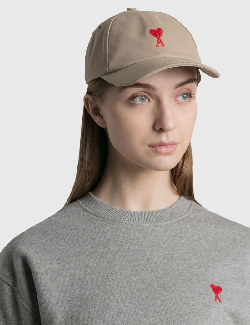 Ami - Ami De Coeur Embroidery Cap | HBX - Globally Curated Fashion