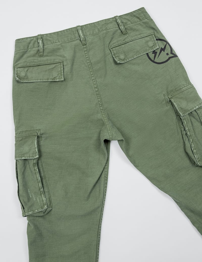 Denim By Vanquish & Fragment - 9/10 Cropped Length Cargo Pants 