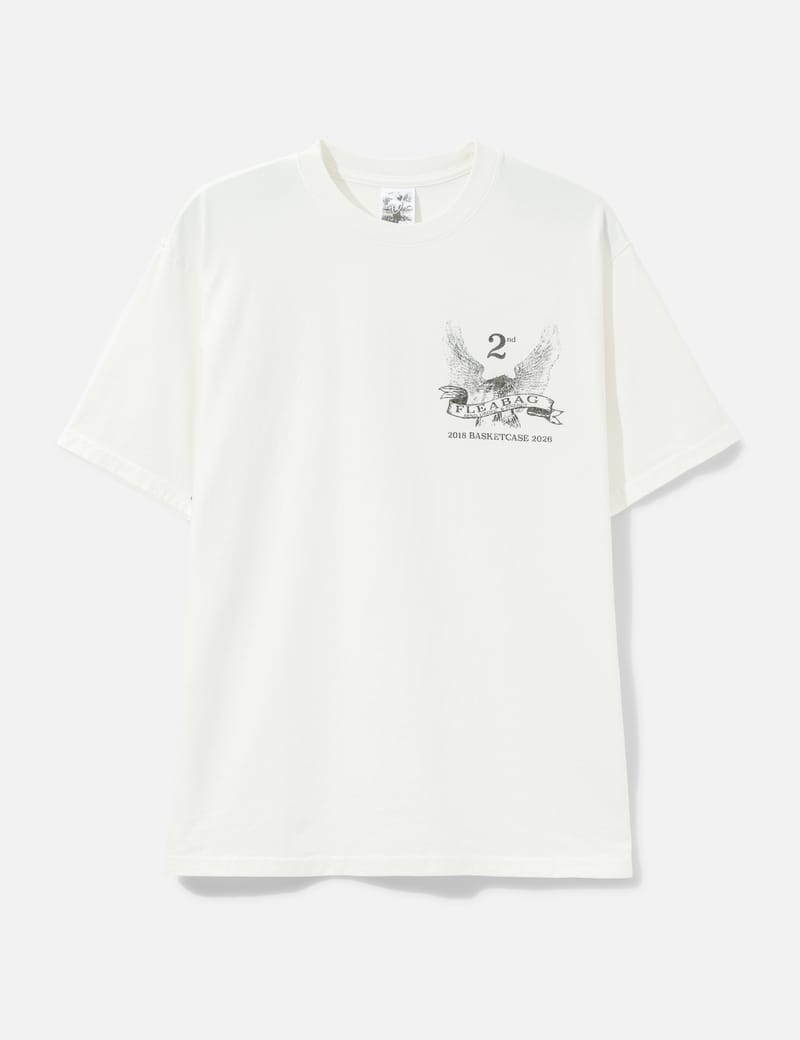 Basketcase I Heart T-Shirt - White ribbed crewneck tee with
